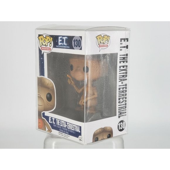 Funko 130 ET Pop Movies The Extra Terrestrial Near Mint Box Protector Japan RARE - Picture 9 of 11